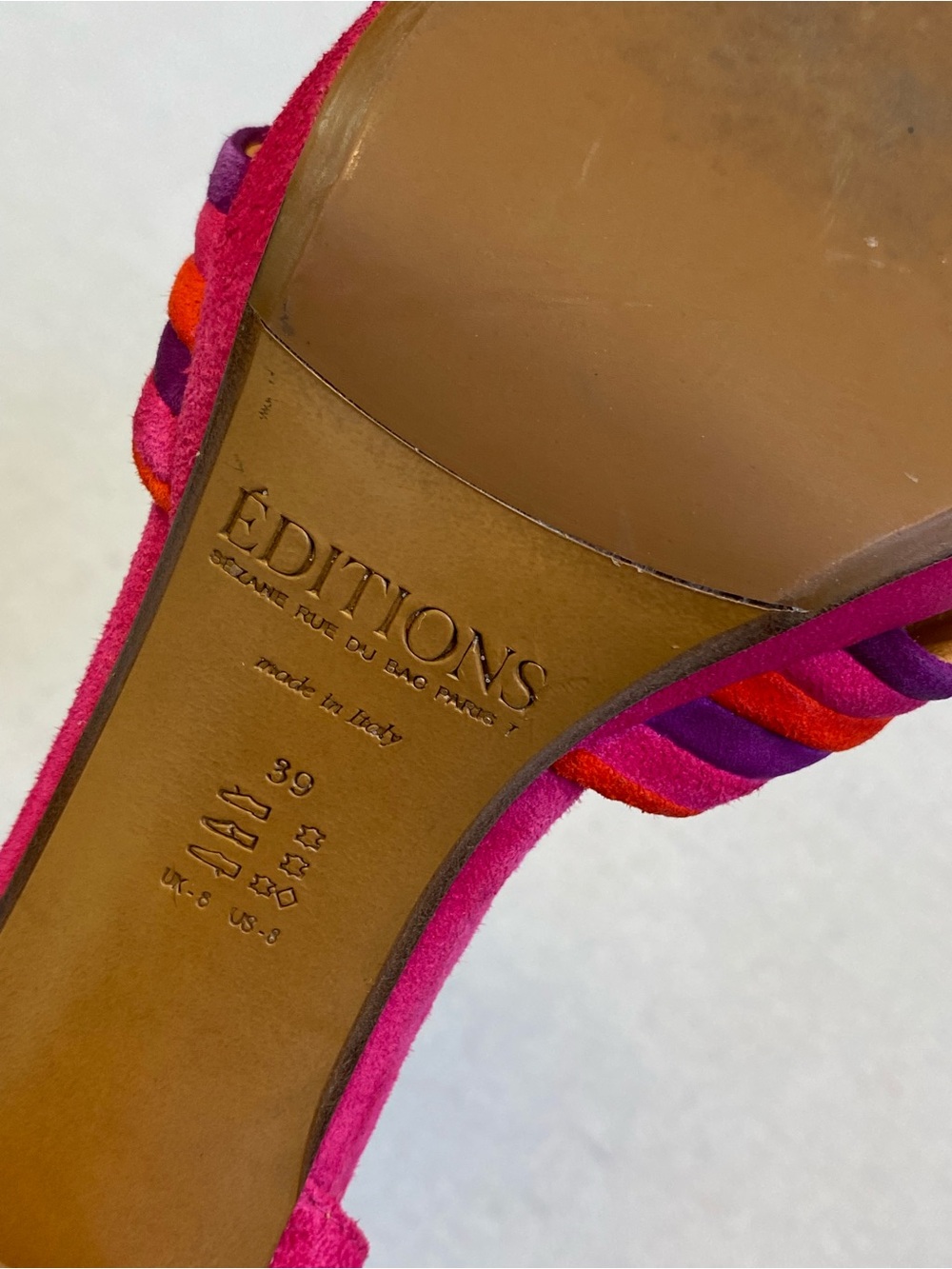 Sezane Editions Carmela High Sandals Size 39 - Picture 10 of 11